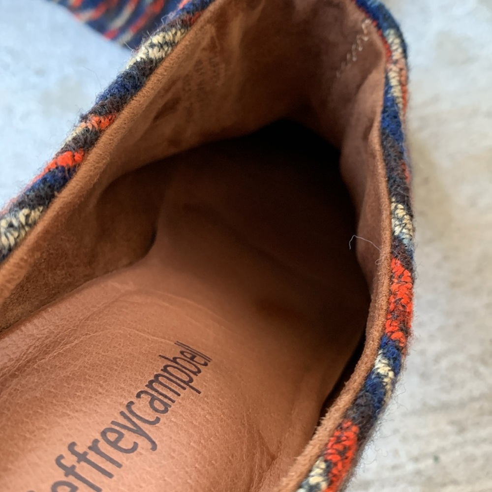 Jeffrey Campbell Yucca Striped Multi Colored Heeled Mules - Picture 14 of 16